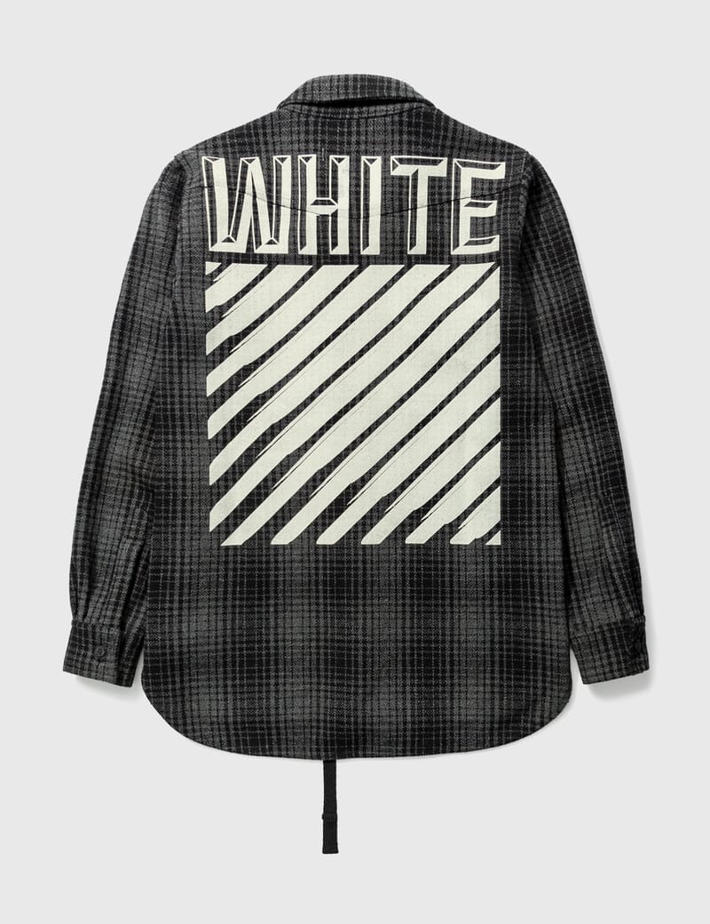 Flannel off white discount real