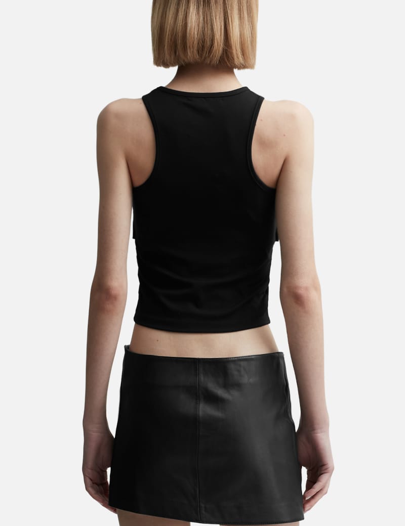 HELIOT EMIL レディース タンクトップ Heliot Emil Tight High Neck Tank Top - Black | Garmentory