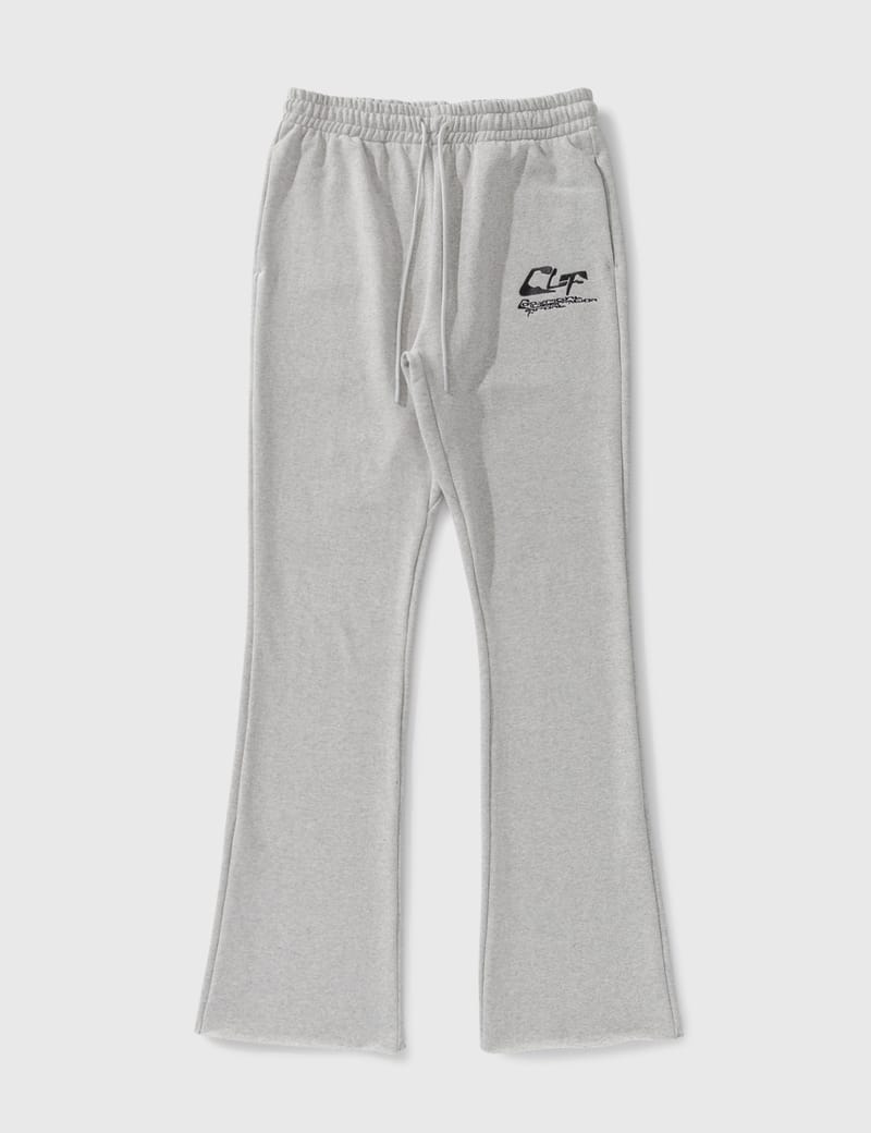 Flared cheap jogging pants