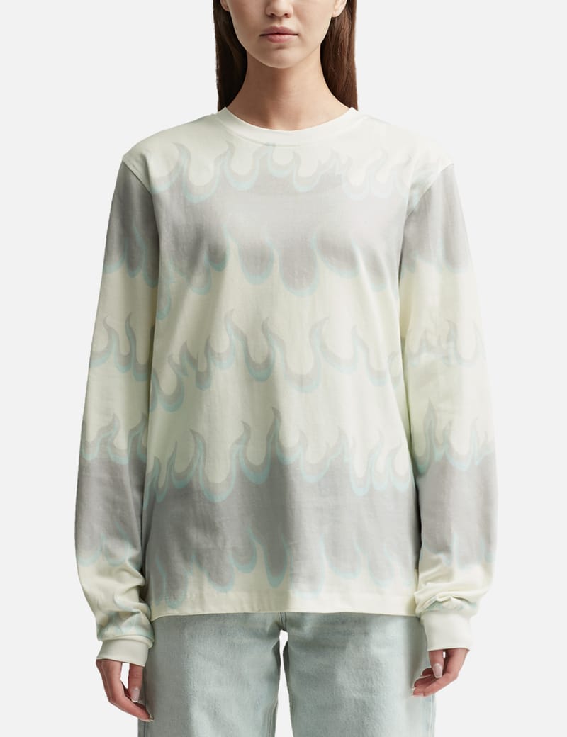 関税込み☆DIME SPACE FLAME 長袖シャツ☆ Buy Dime Space Flame Long-Sleeve Shirt 'Black