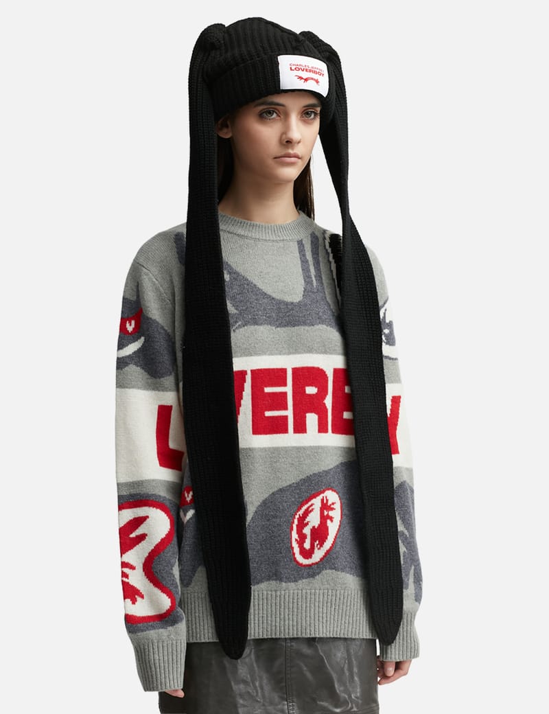 Charles Jeffrey Loverboy - EXTRA LONG BUNNY EARS BEANIE | HBX
