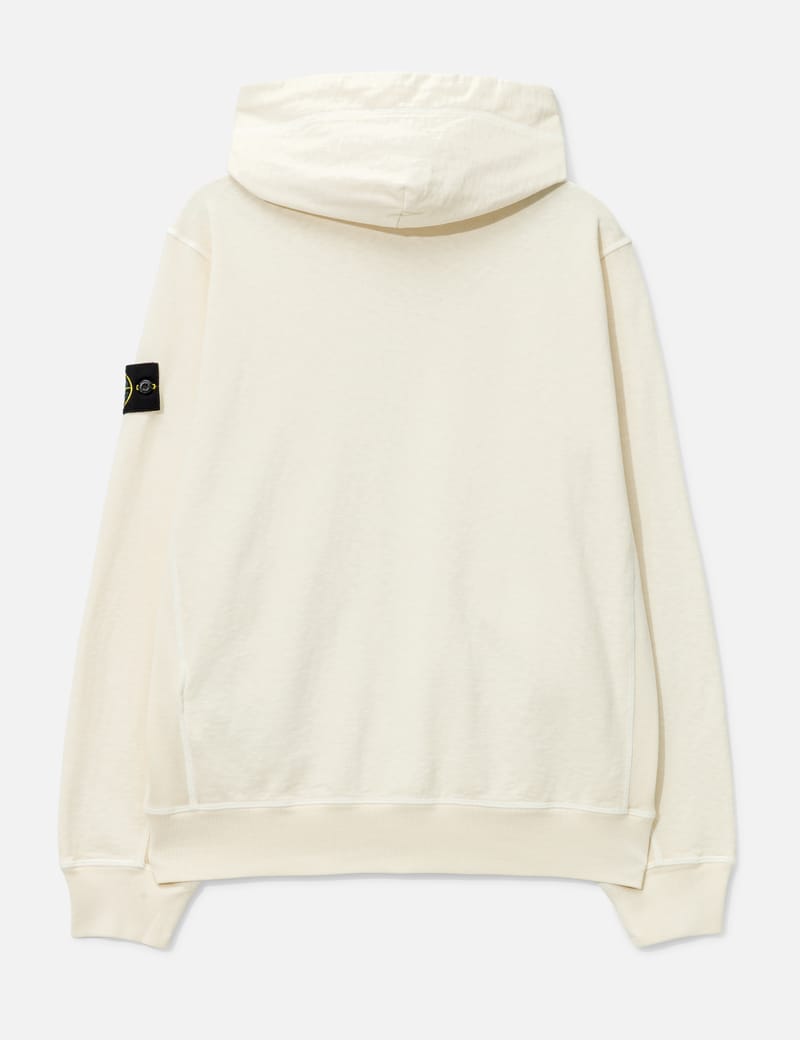 ストーンアイランド - Garment-Dyed Zip-Up Hoodie | HBX