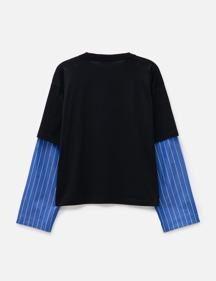 JW Anderson - ANCHOR LAYERED SLEEVE T-SHIRT | HBX