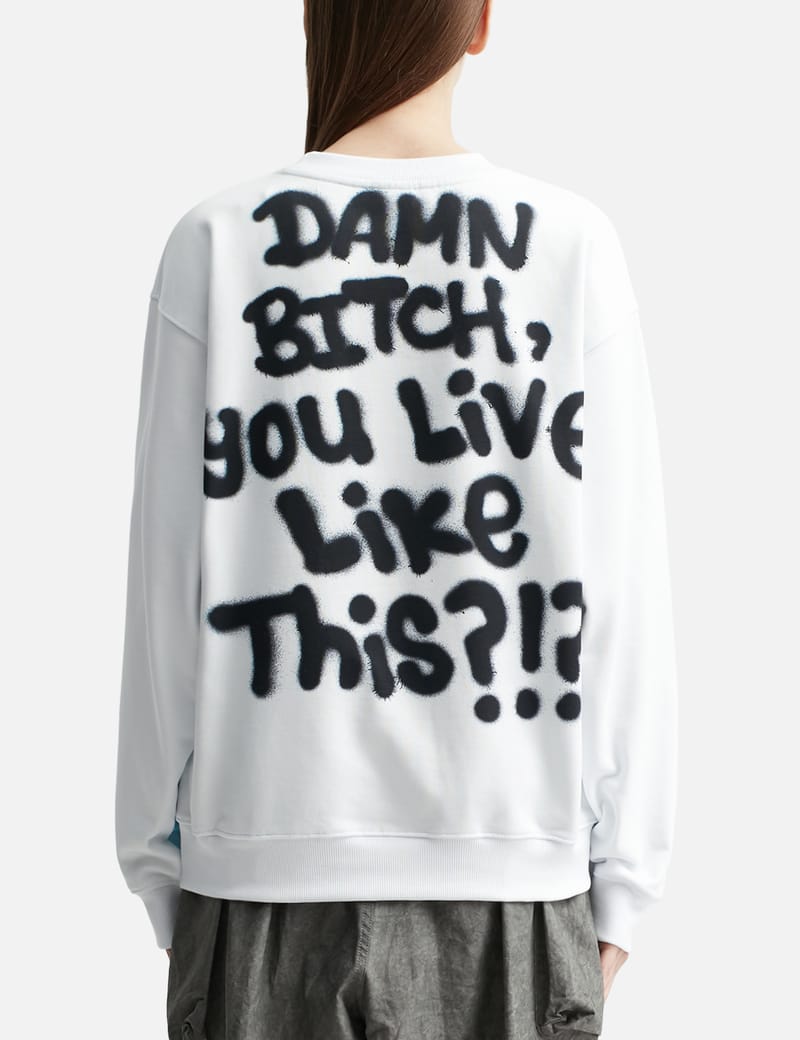 Sky High Farm Workwear - Ally Bo Printed Sweatshirt | HBX