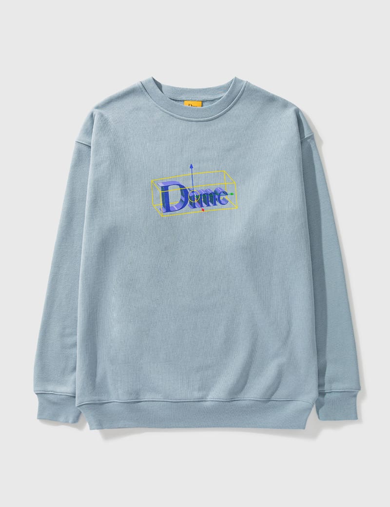 Dime block best sale terry crewneck