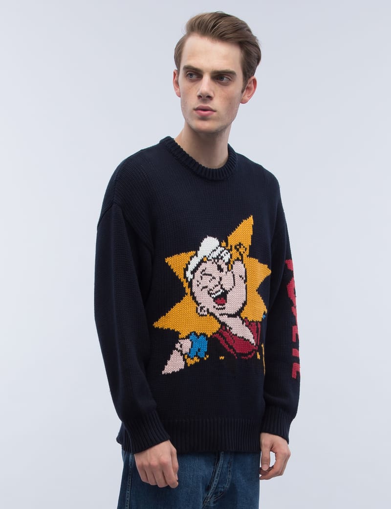 DESCENDANT×POPEYE 813 Pullover Shirt-2 Popeye Kids Collection Fun