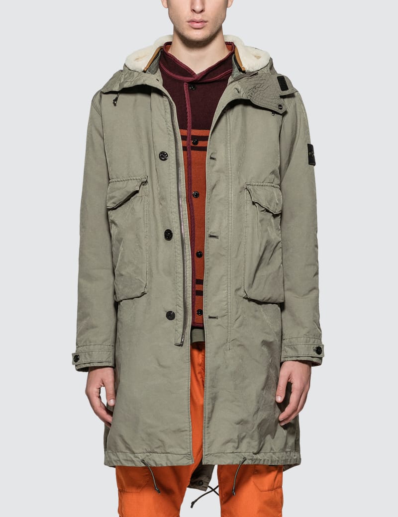 Stone island fishtail sales parka