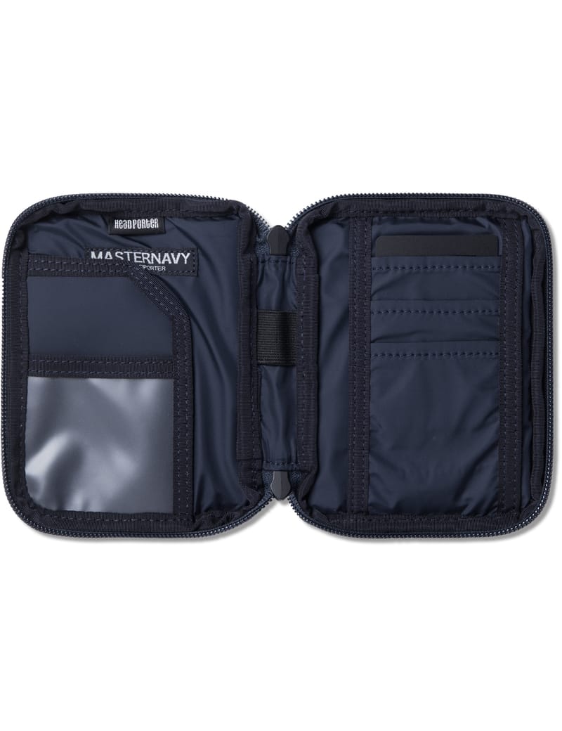 マスターズ パスポートカバー Masters Passport Case Head Porter - Master Navy Passport Case | HBX