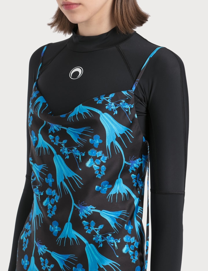 Marine Serre - Bias Dress In Radioactive Flower Print | HBX - Globally ...