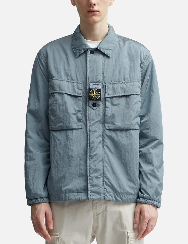 Stone Island - ECONYL® Regenerated Nylon Jacket | HBX - Globally