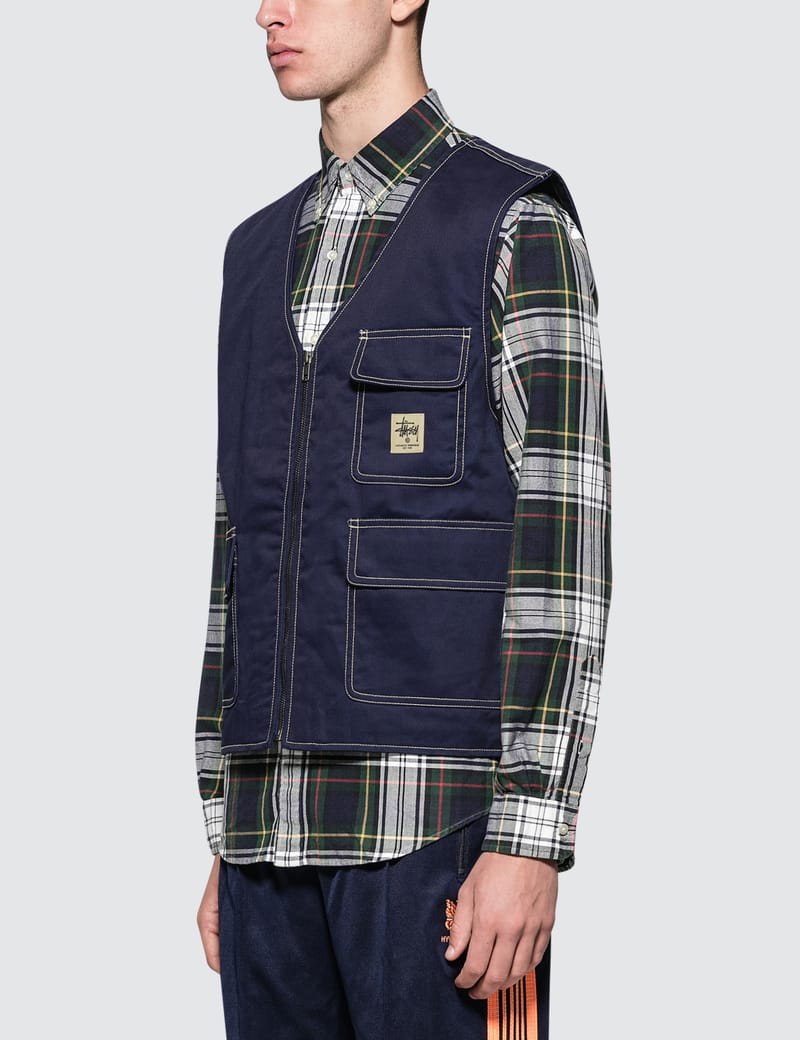 Stüssy - Poly Cotton Work Vest | HBX