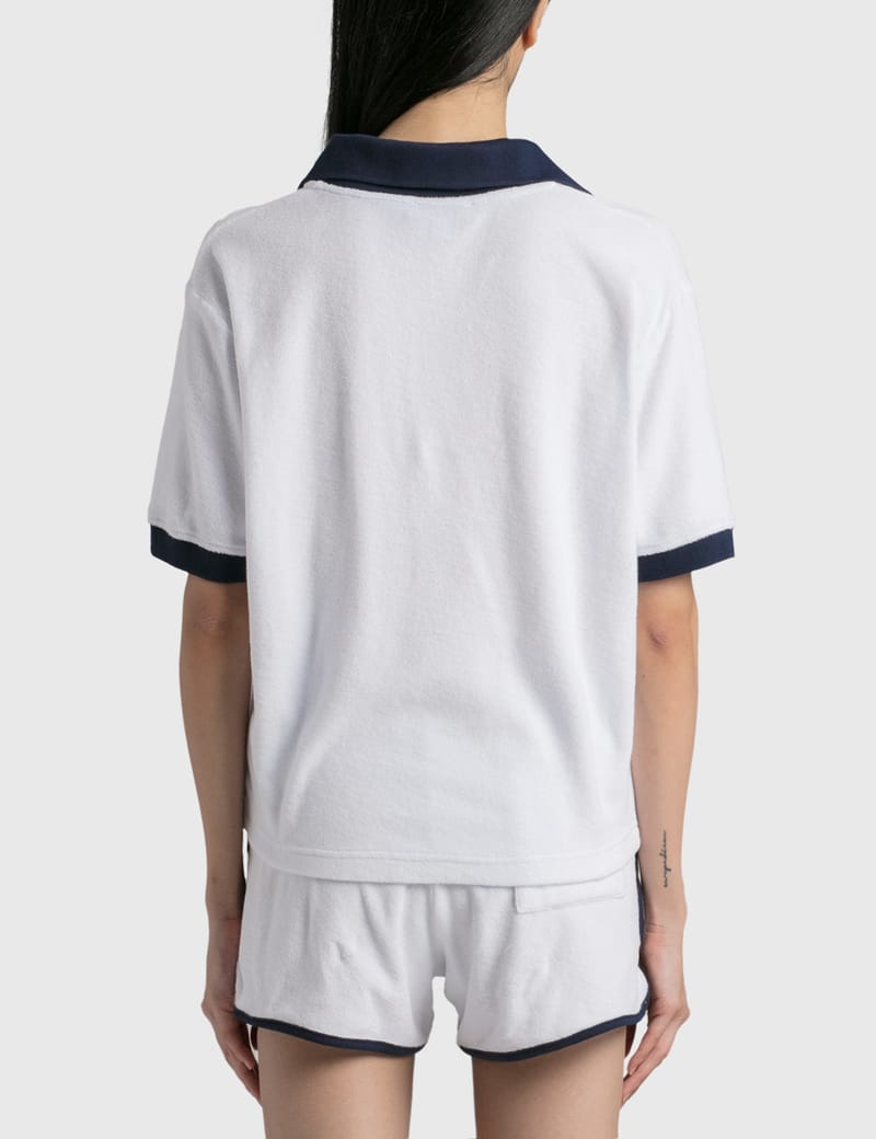 Sporty & Rich - Prince Sporty Terry Polo | HBX - Globally Curated