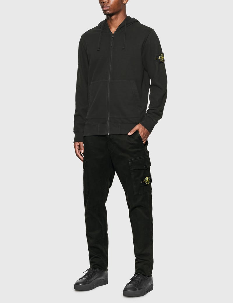 Stone Island - Classic Zip Hoodie | HBX - Globally Curated Stone Island - Classic Zip Hoodie | HBX - Globally Curated
