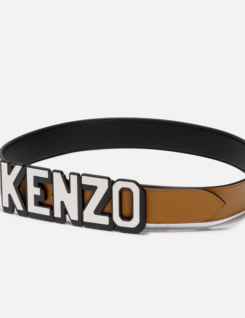 Kenzo - Kenzo Paris Wide Reversible Leather Belt | HBX - Globally