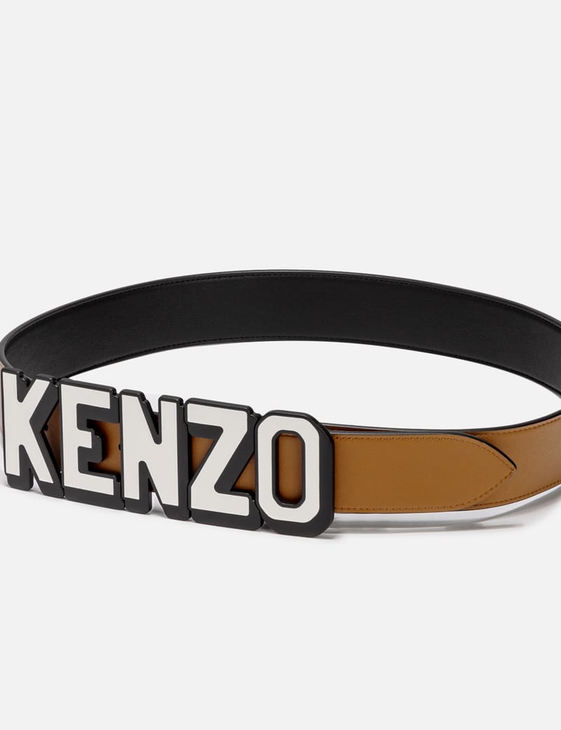 Kenzo - KENZO Paris ワイド リバーシブル レザーベルト | HBX