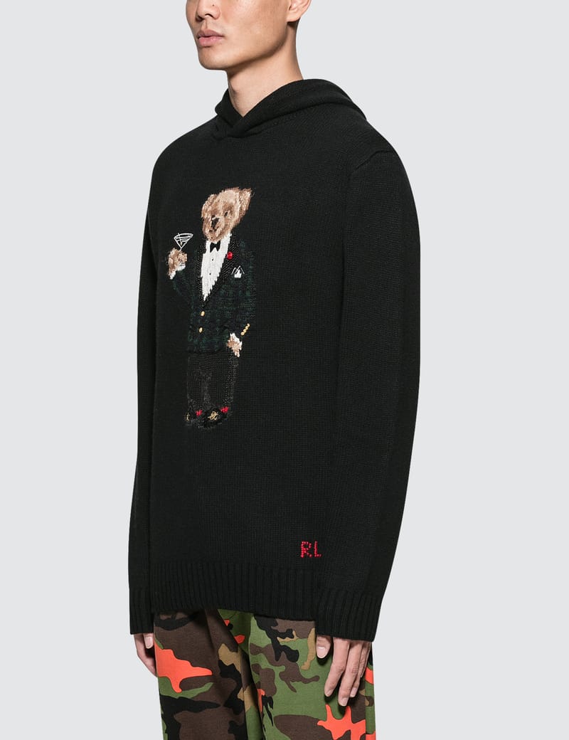 Polo Ralph Lauren Martini Bear Hoodie HBX Globally Curated