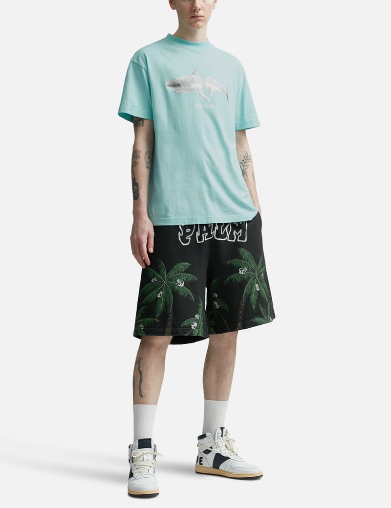 Palm Angels - Palms & Skull Vintage Sweat Shorts | HBX - Globally