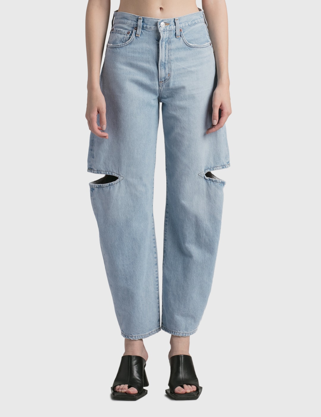 AGOLDE - Sanna Slice High Rise Jeans | HBX - Globally Curated Fashion ...