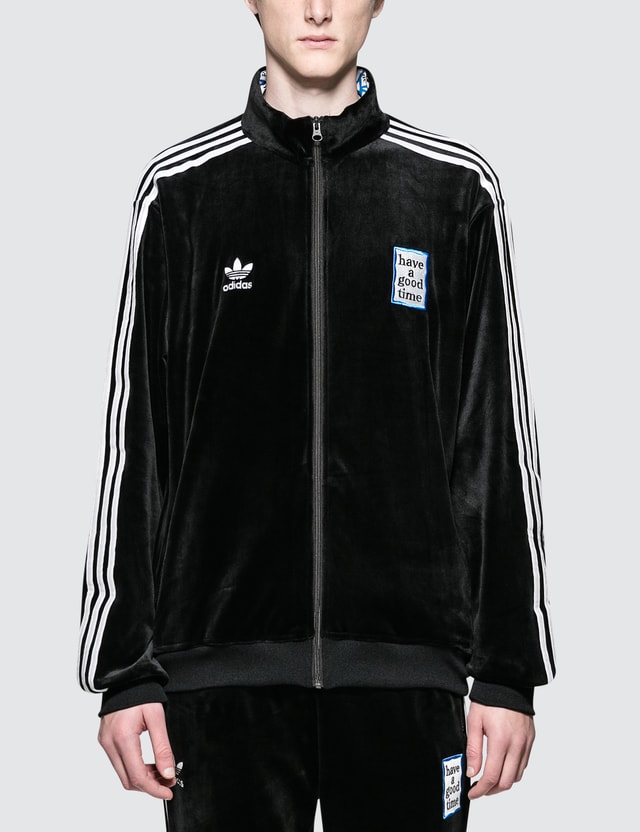Adidas Originals - Have A Good Time x Adidas Velour Track Jacket | HBX