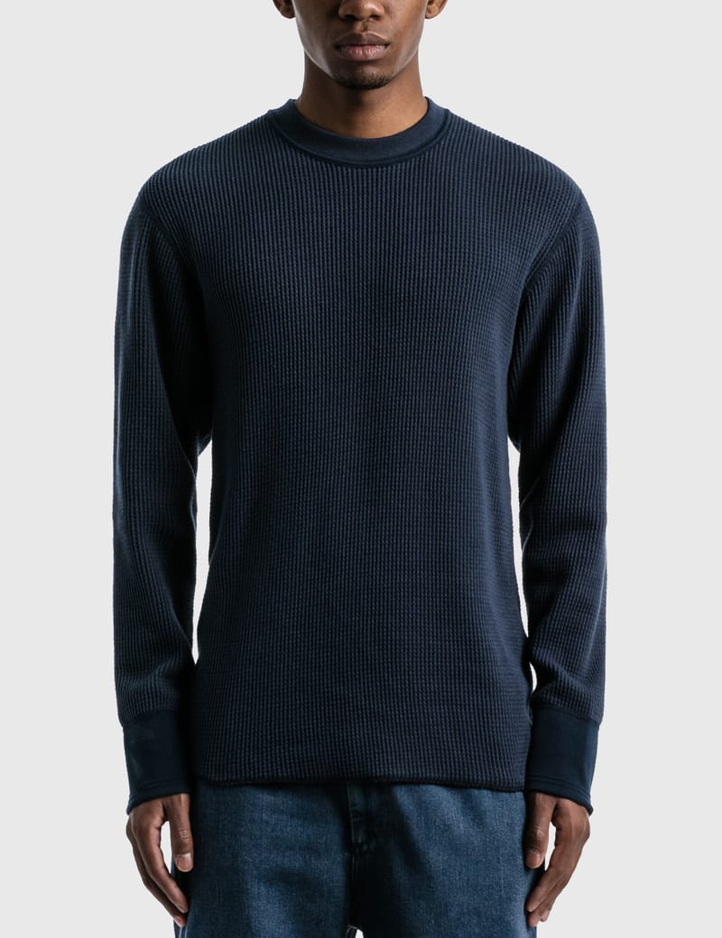 Nanamica - Crew Neck Thermal Long Sleeve T-shirt | HBX - Globally