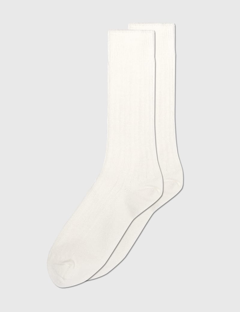 white womens crew socks