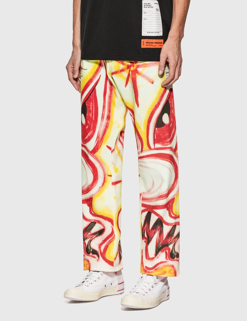 Heron Preston - Heron Preston X Kenny Scharf Jeans | HBX Heron Preston - Heron Preston X Kenny Scharf Jeans | HBX
