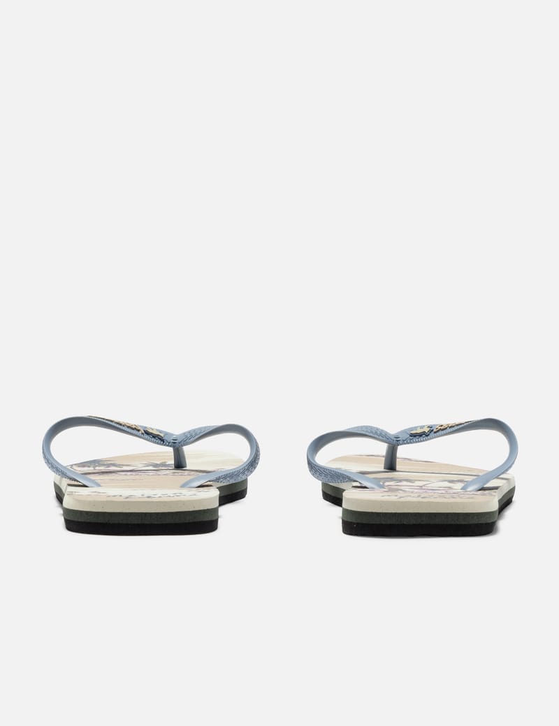 【MAISON KITSUNE】Havaianasコラボ トングサンダル ベージュ MAISON KITSUNE】Havaianasコラボ トングサンダル ベージュ