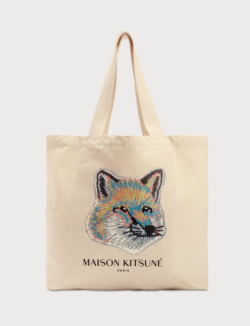 メゾンキツネ - Pastel Fox Head Tote Bag | HBX