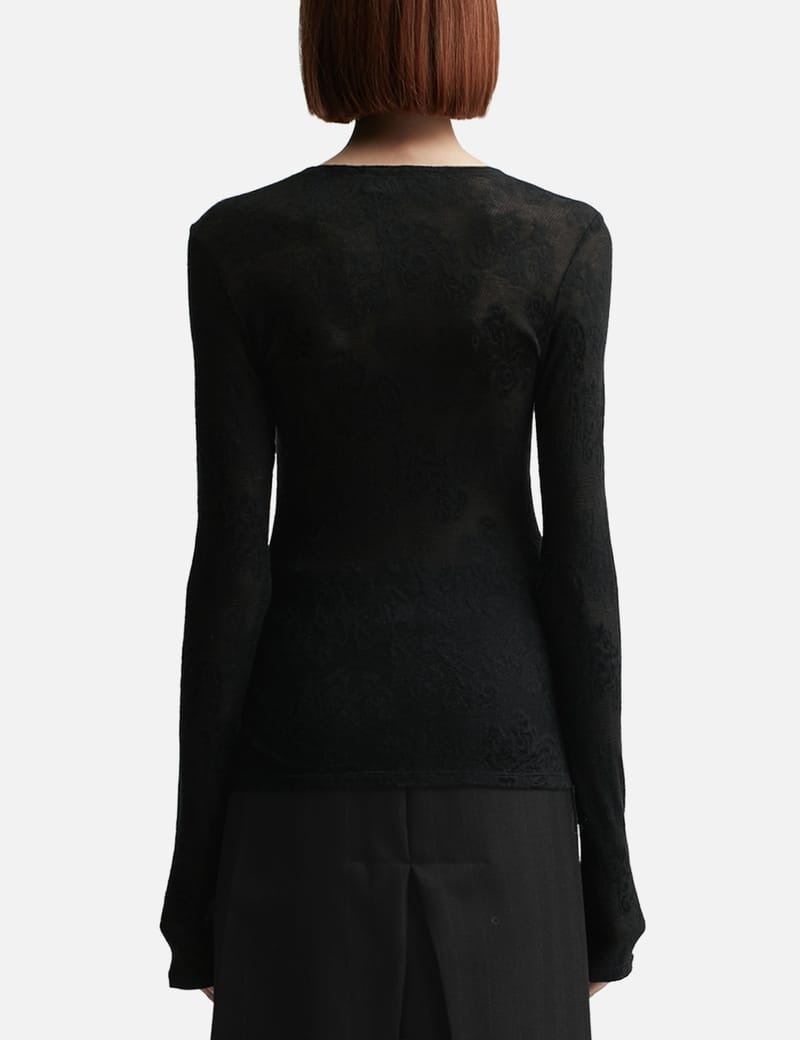 OUR LEGACY ブラック 長袖 SUPER SLIM LONGSLEEVE