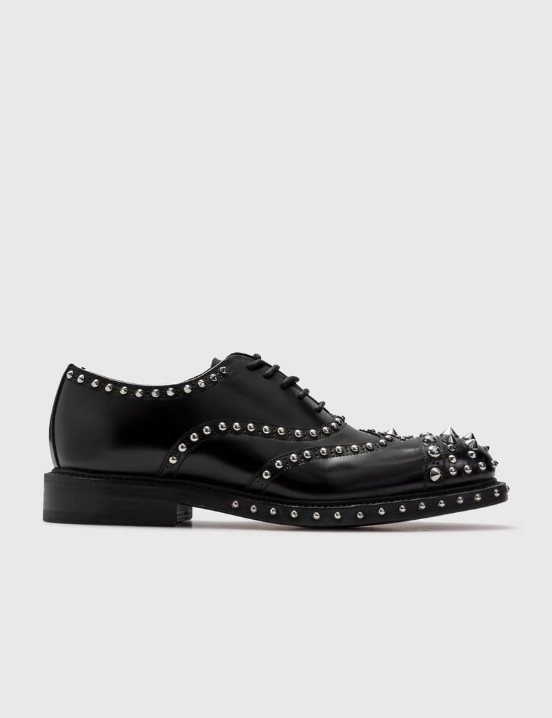 Prada PRADA LEATHER STUDS SHOES NO BOX HBX