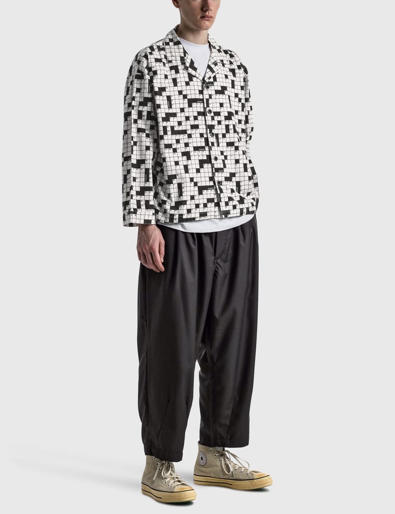 TIGHTBOOTH - CROSSWORD FLANNEL SHIRT | HBX - Globally Curated