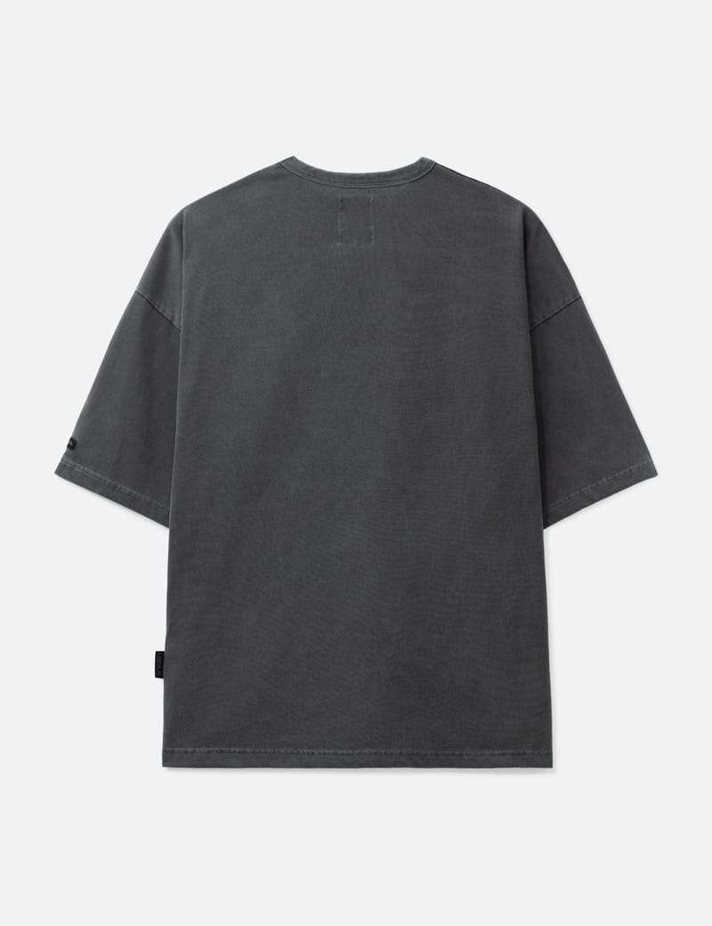 シャツ Ajobyajo AJOBYAJO Soundless Wailing Wide T-Shirt - Oversized pigment-washed
