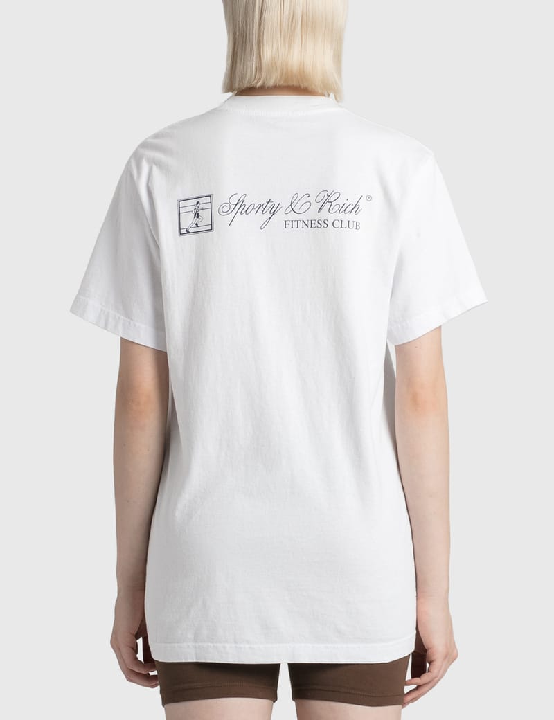 Sporty & Rich - Fitness Club t shirt | HBX - Globally