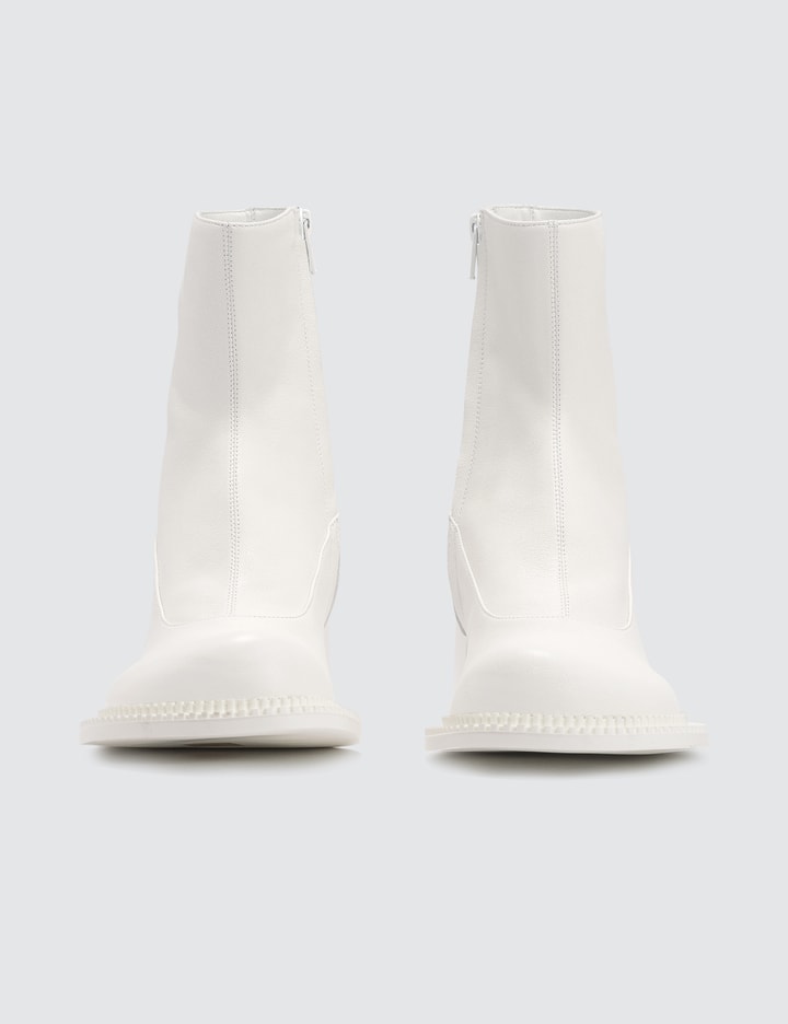 Maison Margiela - Ankle Patent Leather Boots | HBX - Globally Curated ...