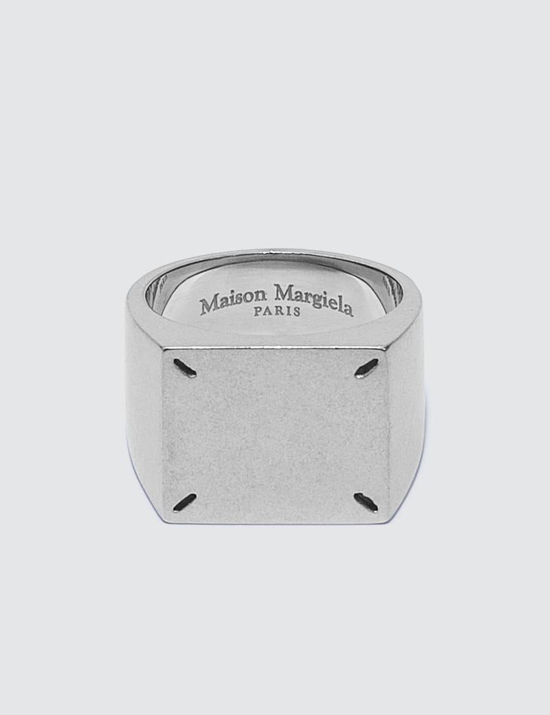 Maison Margiela - 4 Stitches Silver Ring | HBX - ハイプビースト ...