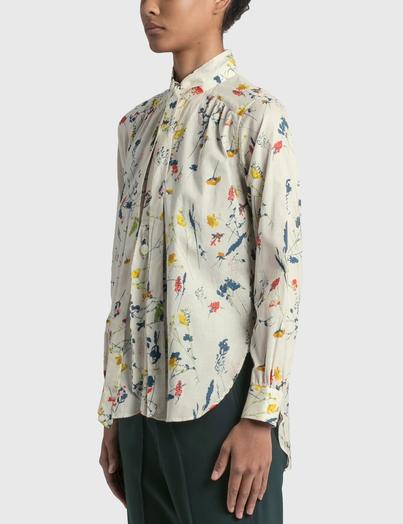 Needles - Ascot Collar EDW Shirt | HBX - Globally Curated Fashion