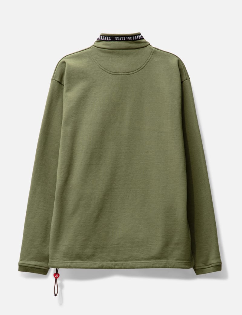 Human Made - STAND COLLAR SWEATSHIRT | HBX - Globally Curated