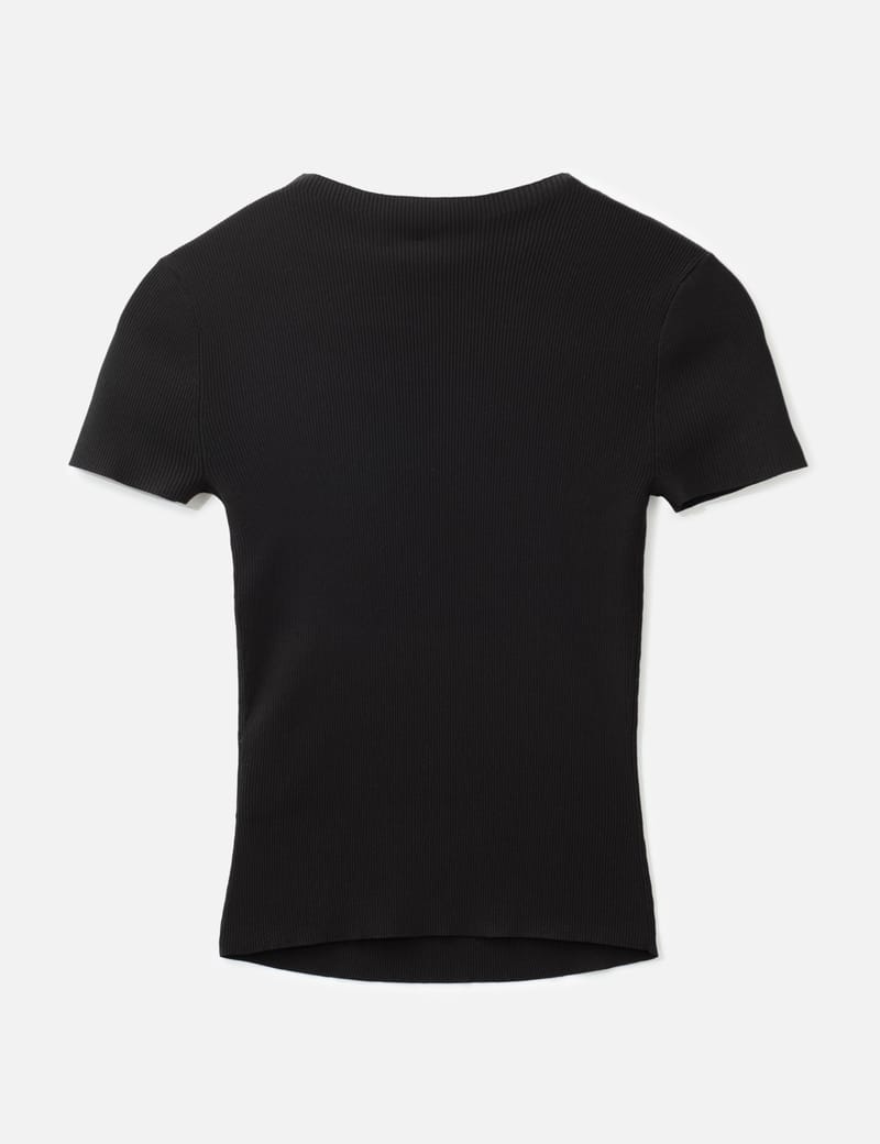 Alexander Wang Knit Logo Short Sleeves T-Shirt - ロゴが映える