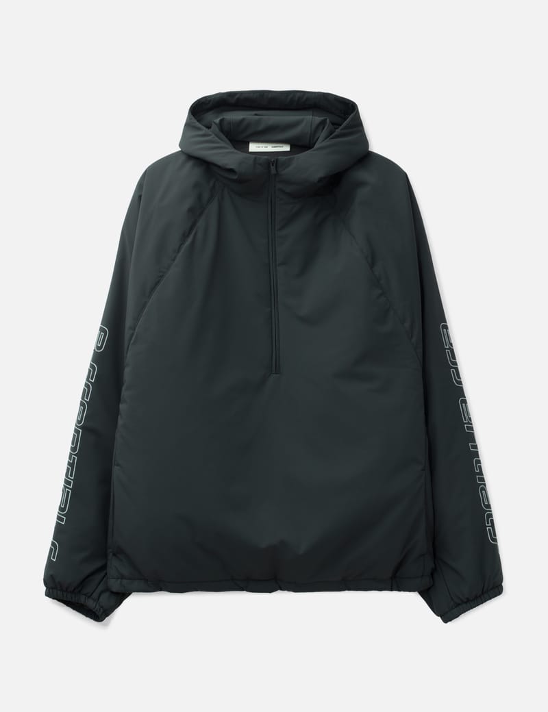 ESSENTIALS FEAR OF GOD ナイロンジャケット Fear of God Essentials Tech Nylon Half Zip Anorak - Water