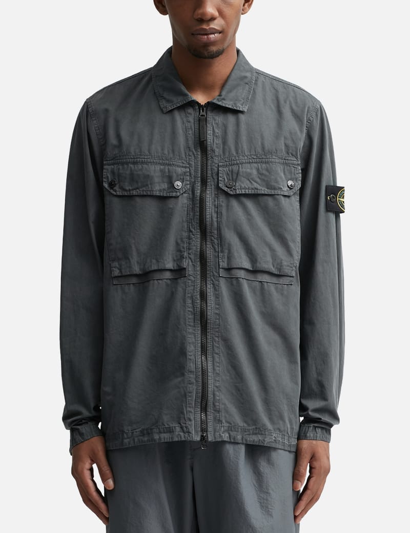 ストーンアイランド　オーバーシャツ STONE ISLAND - ラスト1点 / OVERSHIRT / オーバーシャツ (ブラック