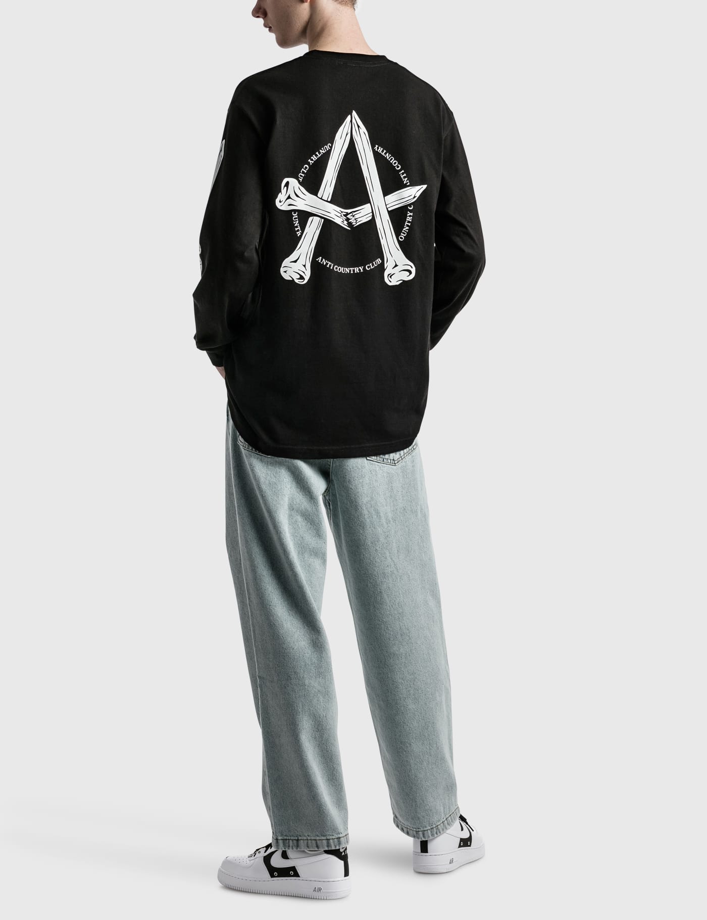 ANTI COUNTRY CLUB - 東京アナーキー ロゴ スウェットシャツ | HBX ...
