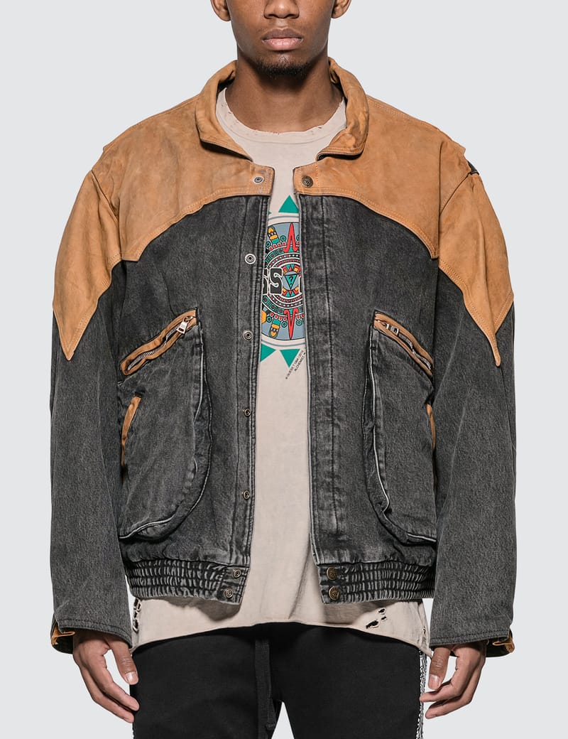 ジャケット・アウター Guess x Alchemist Alchemist - Guess x Alchemist Leather Denim Jacket | HBX