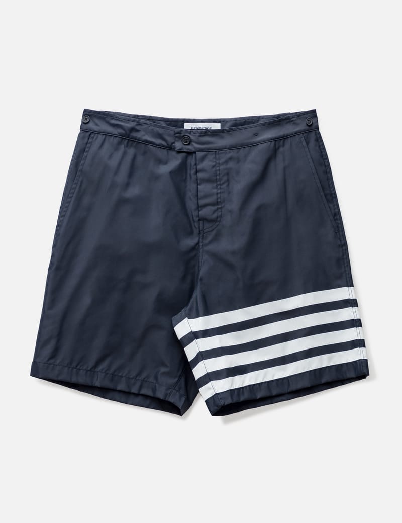 Adjustable clearance swim shorts