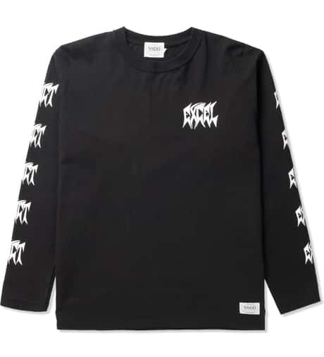 FUCT SSDD Tシャツ M のぞきBONES ブラック ファクト スカル FUCT SSDD - Black FUCT SSDD X EXCEL L/S T-Shirt | HBX