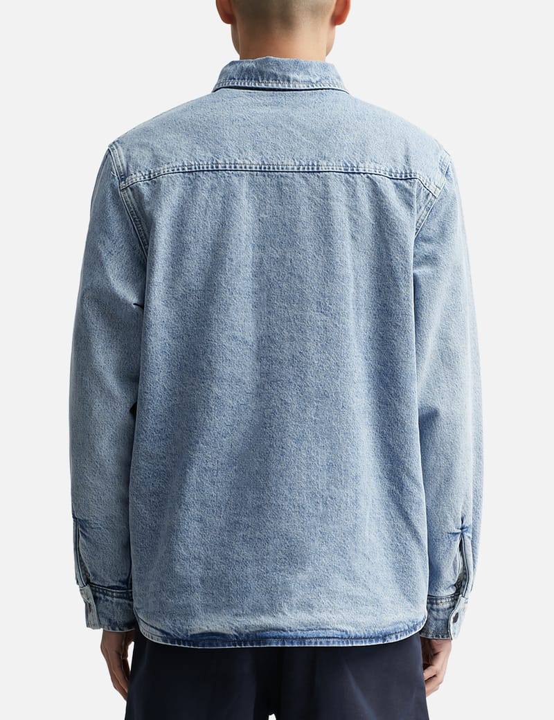 Stüssy - Sherpa Lined Denim Shirt | HBX - Globally Curated Fashion