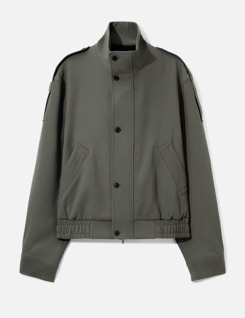 Tonywack Stand Collar Epaulette Blouson - Sleek utility style with