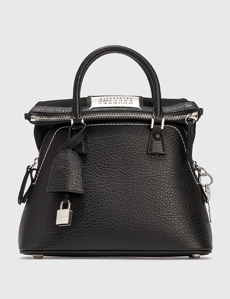 ◆Maison Margiela 最新作◆5AC ミニ ハンドバッグ/Black◆ Maison Marginal 5ac Mini Shoulder Bag | Designer Bag