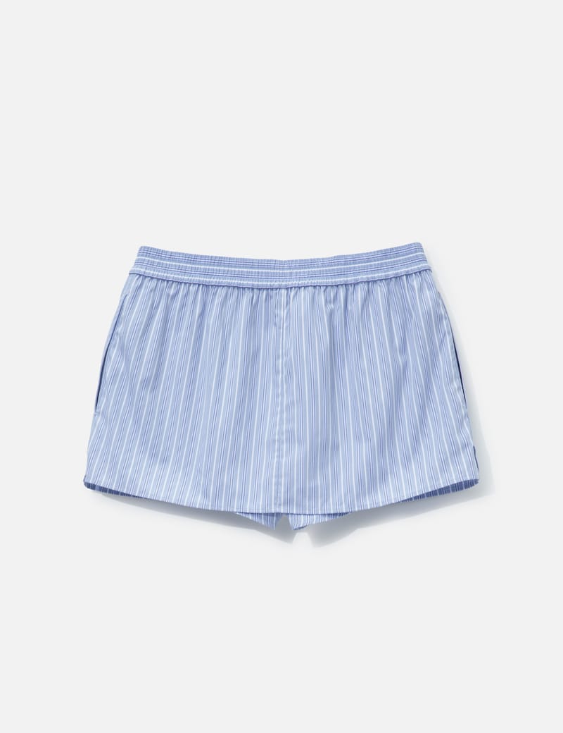 ALEXANDER WANG Stripe Boxer Shorts Sサイズ Alexander Wang Mid-Rise Mini Boxer Skort - Pinstripe skort with