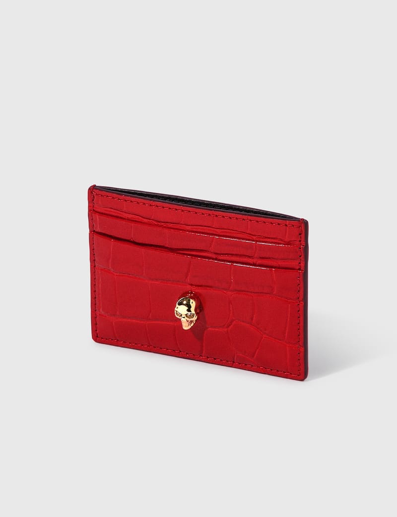 [Alexander McQueen] Skull Card Holder - Red / ☆送料込☆ MUSINSA | ALEXANDER McQUEEN Skull Card Holder - Red