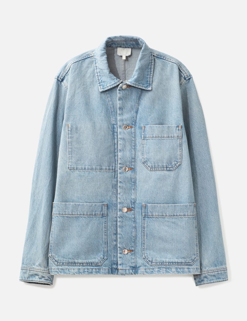 A.P.C. New Rodney Jacket - Washed denim jacket with a worn-in